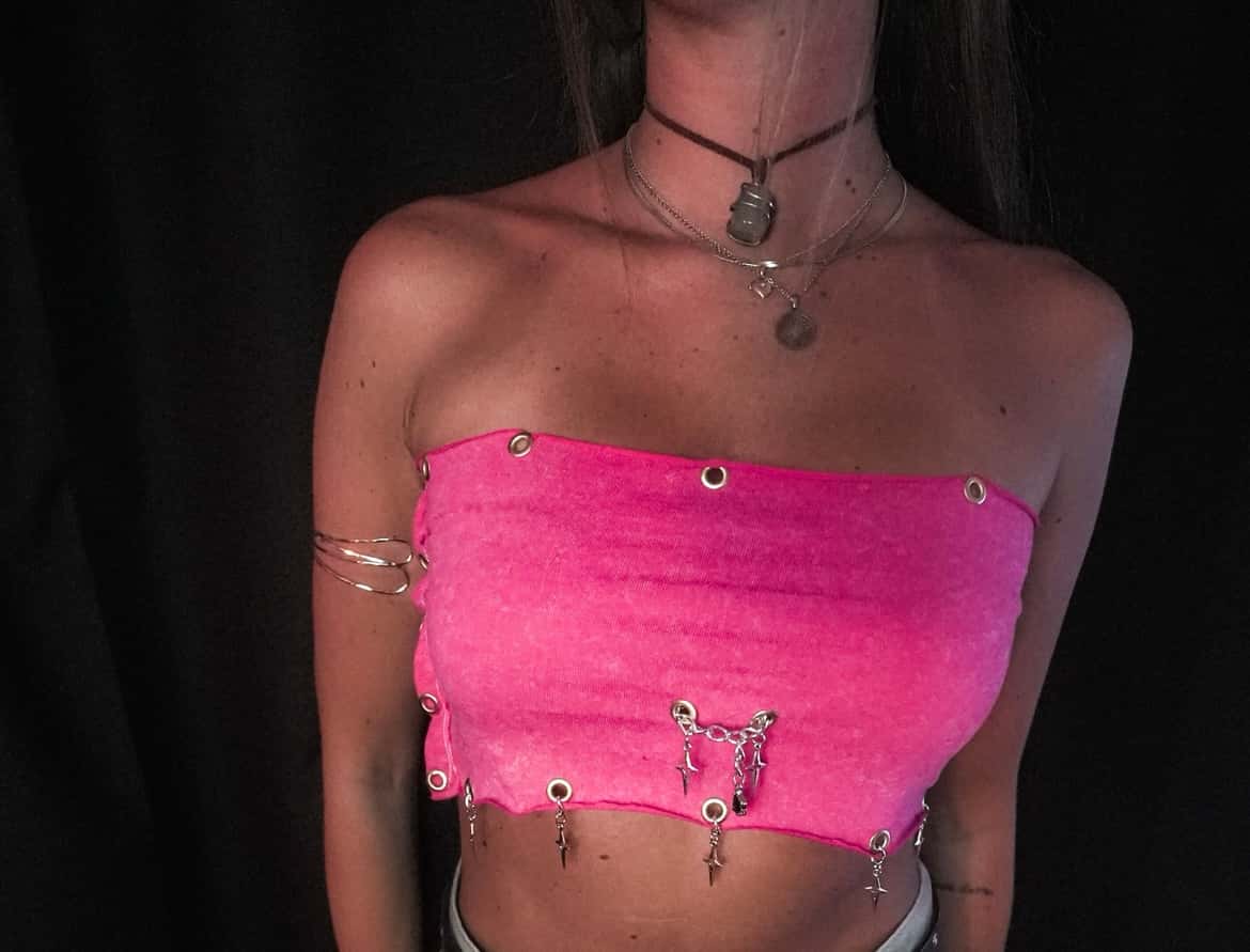 Charmed tube top