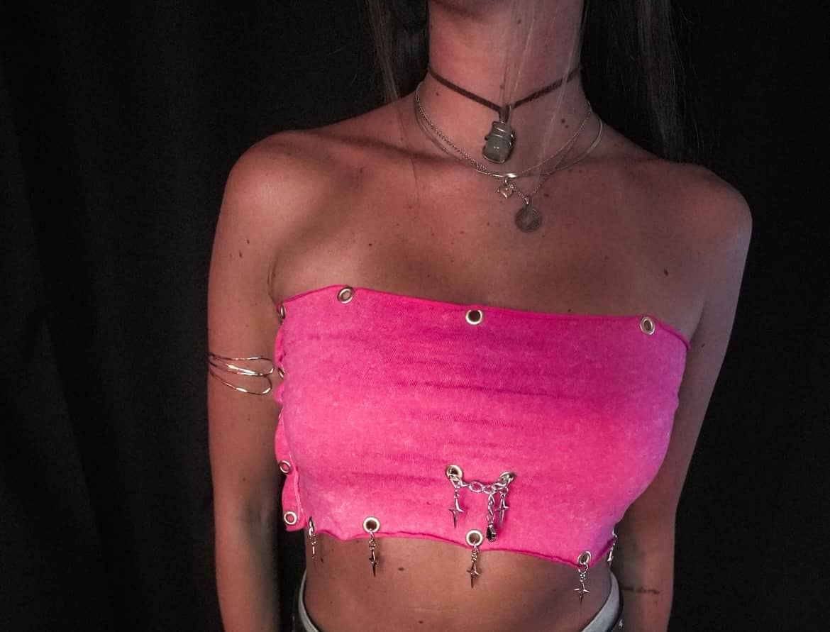 Charmed tube top